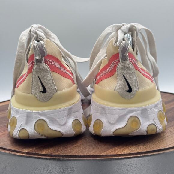 NIKE React Element 87 Sail Light Bone 2018 Mens 11.5 Sneaker Shoes AQ1090-100